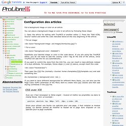 web:joomla:article [Prolibre Wiki]