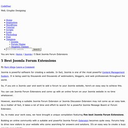 5 Best Joomla Forum Extensions [Start Forum on Your Joomla Site]