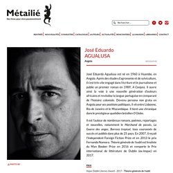 José Eduardo Agalusa : Biographie et Bibliographie - Editions Métaillé