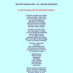 José de Espronceda - La canción del pirata