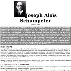 Joseph Aloïs Schumpeter