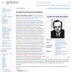 Joseph Carl Robnett Licklider