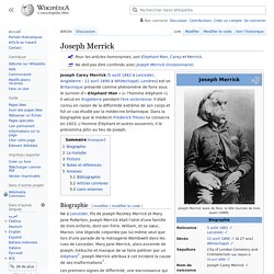 Joseph Merrick