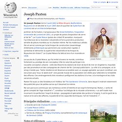 Joseph Paxton - Wikipédia - Waterfox