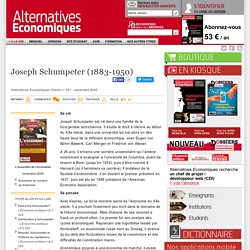 Biographie Joseph Schumpeter