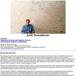 Josh Tenenbaum's home page