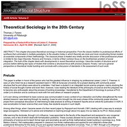 JoSS: Journal of Social Structure