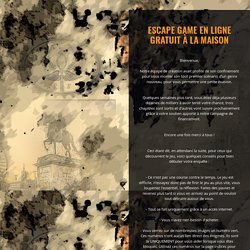 Jouez à notre Escape Game en ligne, jeu d'évasion gratuit