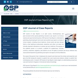 Clinical Case Reports - OSP Journals
