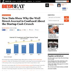 New Data Shows Why the Wall Street Journal is Confused About the Startup Cash Crunch