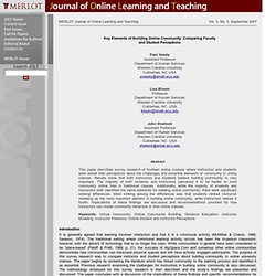 JOLT - Journal of Online Learning and Teaching