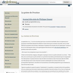 Journal dde.crisis de Philippe Grasset