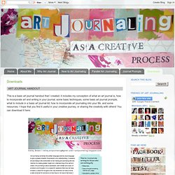 Art Journal Handout