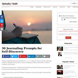 30 Journaling Prompts for Self-Discovery