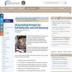 30 Journaling Prompts for Self-Reflection and Self-Discovery