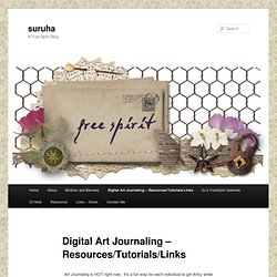 Digital Art Journaling – Resources/Tutorials/Links