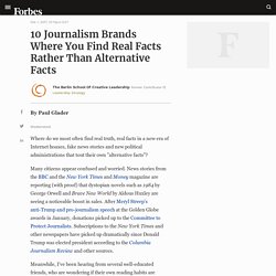 10 Journalism Brands Where You Find Real Facts Rather Than Alternative Facts