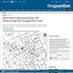John Snow's data journalism: the cholera map that changed the world
