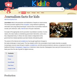 Journalism Facts for Kids