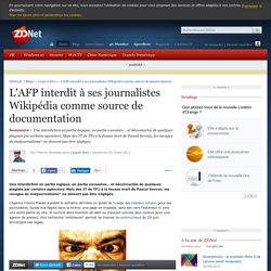 L'AFP interdit à ses journalistes Wikipédia comme source de documentation - ZDNet