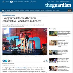 How journalists could be more constructive – and boost audiences