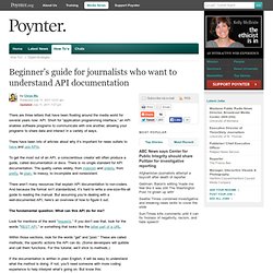 Beginner’s guide for journalists who want to understand API documentation