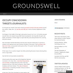 Occupy Crackdown Targets Journalists « Groundswell