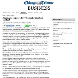 Tribune replaces TribLocal with Journatic suburban content