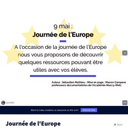 Journée de l&#39;Europe by manon.campese on Genially