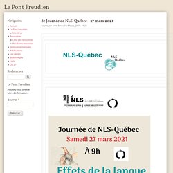 8e Journée de NLS-Québec - 27 mars 2021