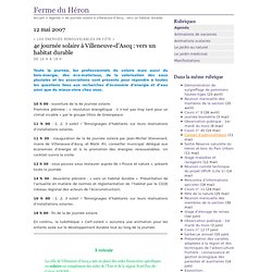 12 mai 2007 - 4e journée solaire à Villeneuve-d'Ascq : vers un habitat durable - Ferme du Héron