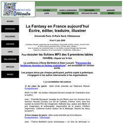 journées Fantasy en France