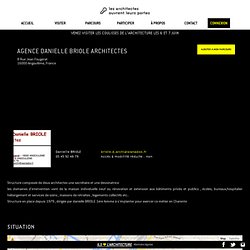JOURNÉES PORTES OUVERTES DES ARCHITECTES 2014 » Agence Danielle BRIOLE architectes