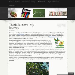 Think.Eat.Save- My Journey