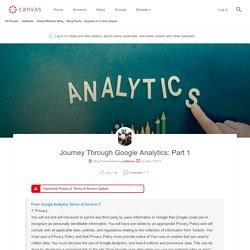 Journey Through Google Analytics: Part 1