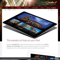 A photo journey through the wonders of Italy in retina display - Travel Apps and interactive books for iPad