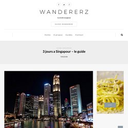 3 jours a Singapour - le guide - Wandererz