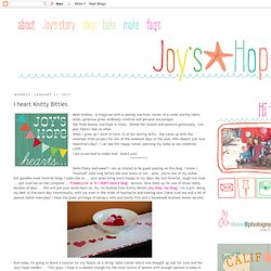 Joy's Hope: I heart Knitty Bitties