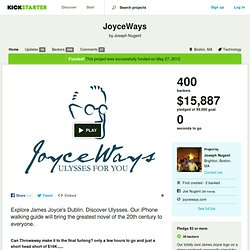 JoyceWays by Joseph Nugent