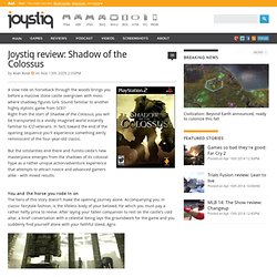 review: Shadow of the Colossus