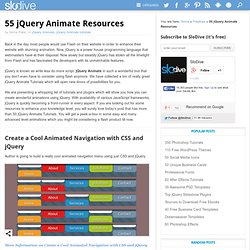 55 jQuery Animate Resources