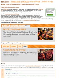 jQuery BBQ » Examples » hashchange » jQuery UI Tabs