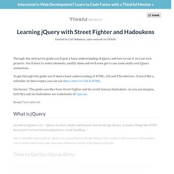 Intro to jQuery: Learn jQuery with Street Fighter and Hadoukens