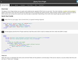 jQuery Form Plugin