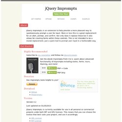 jQuery Impromptu