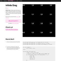 jQuery Infinite Drag