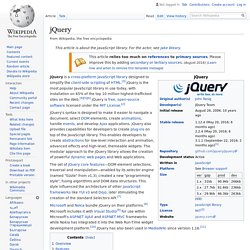 jQuery - Wikipedia