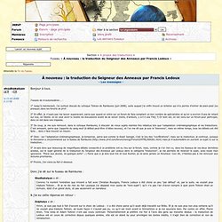 Une Communauté - Forum de discussion