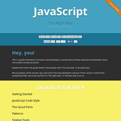JS: The Right Way