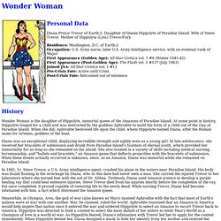 JSA Members: Wonder Woman